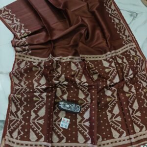 Pure Tussar Silk Saree with Blouse Piece – Elegant Traditional Wear